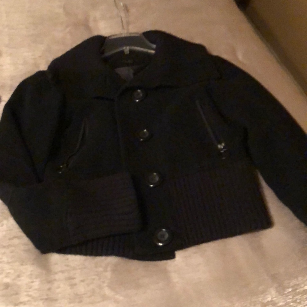 Express black wool jacket